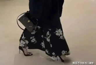 李湘-30度哈尔滨穿纱裙细跟鞋，黑色大衣虎背熊腰