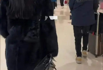 李湘-30度哈尔滨穿纱裙细跟鞋，黑色大衣虎背熊腰