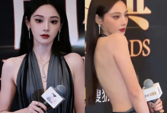 彭小苒露背美图性感撩人！身材火辣一张比一张哇噻