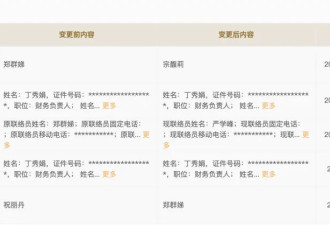 宗馥莉重任宏胜集团法定代表人，严学峰任联络员