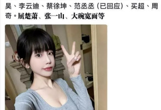 司晓迪涉事男星:檀健次卑微，张一山大方，林更新花心