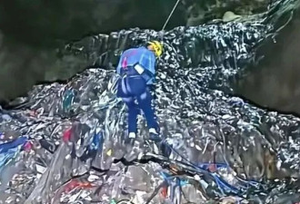 溶洞里“追”垃圾的人:七八层高的垃圾是怎么被发现的？