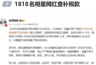 中国1818名明星网红等“双高”人员被查处