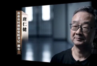 前农业部长唐仁健 在央视镜头前忏悔