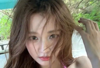 孙怡马尔代夫度假照露出事业线！肤白貌美大长腿性感火辣