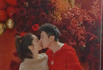 董璇为张维伊庆38岁生日，夫妻亲吻秀恩爱...