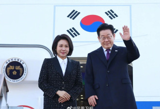 韩国总统李在明抵达高市早苗家乡日本奈良