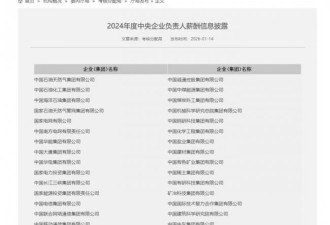 炸锅了：中国80多家央企“一把手”薪酬公开