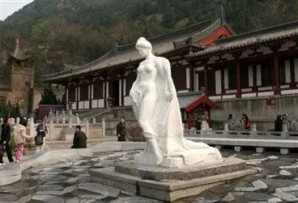 贵妃出浴雕像建35年,凭什么突然被骂“伤风败俗”