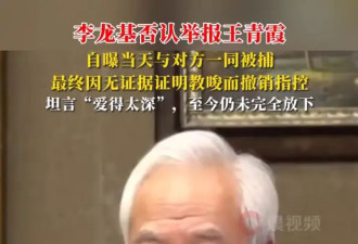 李龙基否认举报前女友王青霞！直言当日两人一同在家中被捕