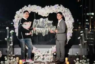 恭喜！香港知名主持人宣布和同性爱人订婚...