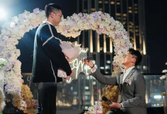 恭喜！香港知名主持人宣布和同性爱人订婚...
