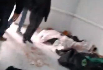 “街上弥漫血腥味” 德黑兰太平间内外尸袋摆满地