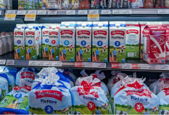 加拿大牛奶要涨价了！所有乳制品价格下个月将一起上涨