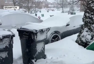 40cm暴雪！GTA多地超24小时无人铲雪！快看看你家街道啥时清