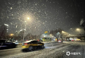 北京多地进入降雪主要时段，一组图看漫天雪花纷飞