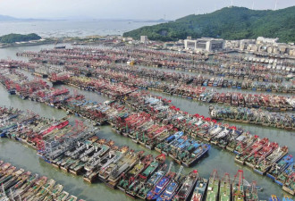 海上数千渔船！中国集结322公里长船阵超震撼