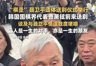 聂卫平葬礼，女儿聂云菲一行为，获得一致好评