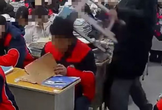 在教室用板凳砸同学，河南一高中生已被劝退