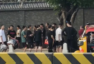 诈骗园区放人了！大批中国猪仔使馆外排队回家