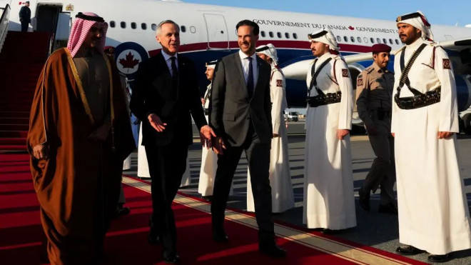 Canada talks trade with Qatar as Carney touches down in Doha - National | Globalnews.ca