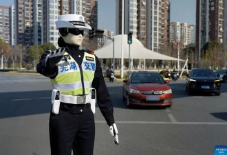 中国猛推“金童玉女”AI交警机器人 网:半夜遇见吓死