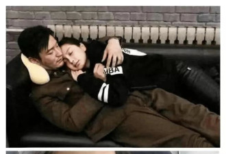 杨颖黄晓明合体带孩子，走路隔5米毫无交流