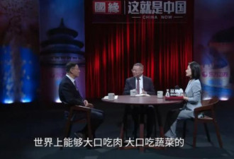 张维为：世界上能大口吃肉吃蔬菜的只有中国