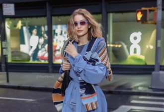 Gigi Hadid的高级感穿搭，把舒适和松弛穿身上，不愧是欧美街拍女王