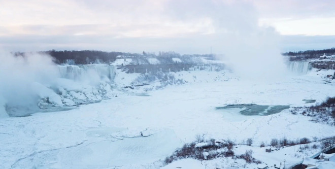 Niagara Parks: Partially frozen falls, Dec. 2025-Jan. 2026 2 
