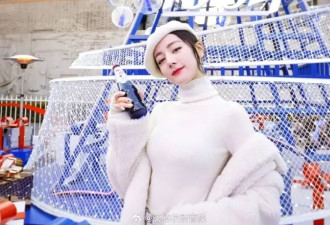 迪丽热巴奶白色毛绒造型写真美爆了！被赞冬日暖系天花板