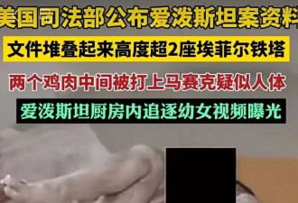 爱泼斯坦和美帝权贵吃人？求真不如造谣
