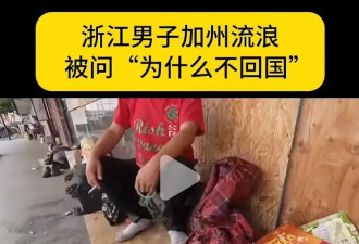 宁可美国流浪，也不回国！浙江男选择吵翻网友