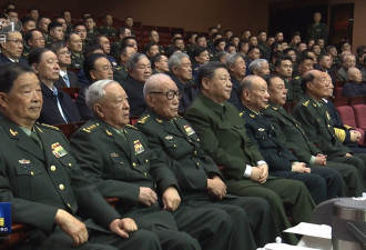 拥护中央 央视：解放军老将团结在习核心周围