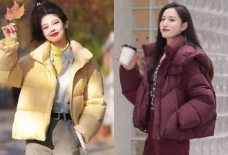最近火了一种穿搭叫：羽绒服+低跟鞋，过年回家这么穿，喜庆洋气