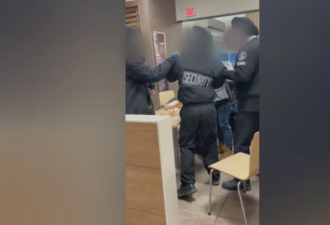 视频疯传! 加拿大沃尔玛麦当劳爆冲突: 印度保安当众扇女子巴掌