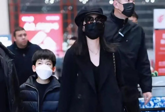 陈妍希送儿子回前夫家过年，机场依依不舍