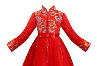 buy 4 - 6折，连衣裙宝宝儿童农历新年唐装加厚保暖连衣裙