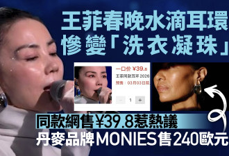 王菲登春晚 同款耳环网上仅售39.8元引热议