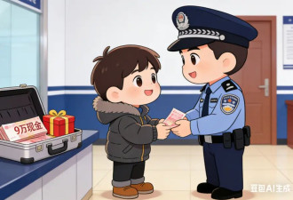 司机不慎将9万元遗落加油站，兰州警方连夜寻回