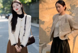 “小香风+裙子”才是今年过年爆火的王炸组合
