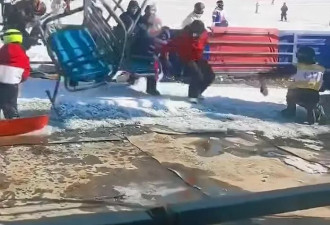 辽宁辽阳市一雪场索道故障倒行，工作人员：已停运