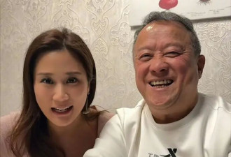 72岁曾志伟与港姐冠军张嘉儿同框拜年....
