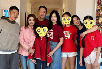 林心如母女新年参加聚会，9岁小海豚罕见出镜