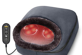 7.5折，COMFIER 加热足部加热器、指压足部按摩器带加热垫
