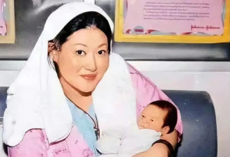 艳星陈宝莲儿子23岁了，养母邱黎宽晒两人合照，以说唱歌手出道