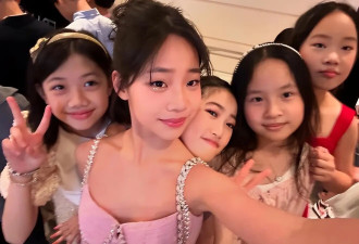 小S的第3个女儿发自拍照，14岁就很漂亮，外形完成惊艳蜕变