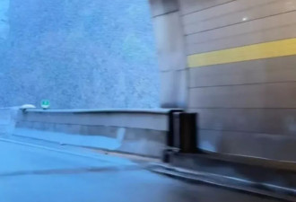 南北分界具象化 秦岭隧道一边小雨 一边漫天飞雪