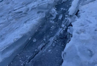 贝加尔湖中客溺亡地事发前已有冰裂，北线仅供参观