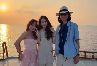 李行亮夫妇在马尔代夫度假被偶遇 麦琳穿粉色吊带长裙温婉甜美